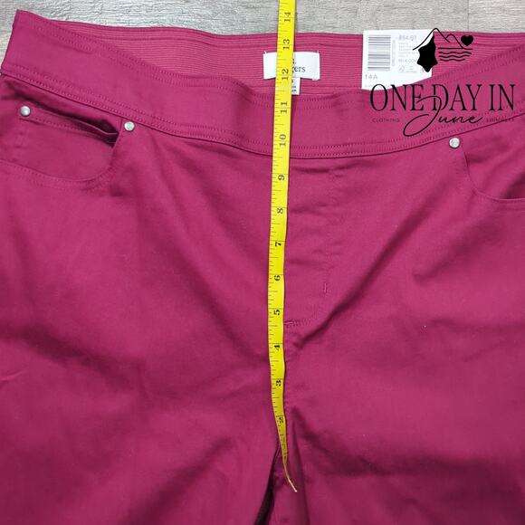 Kim Rogers Pull On Super Stretch Straight Leg Pants Size 14 - Picture 4 of 6